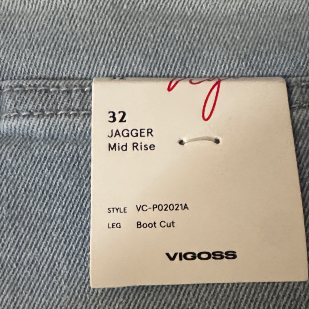 Vigoss Light Blue Jagger Boot Cut Jeans